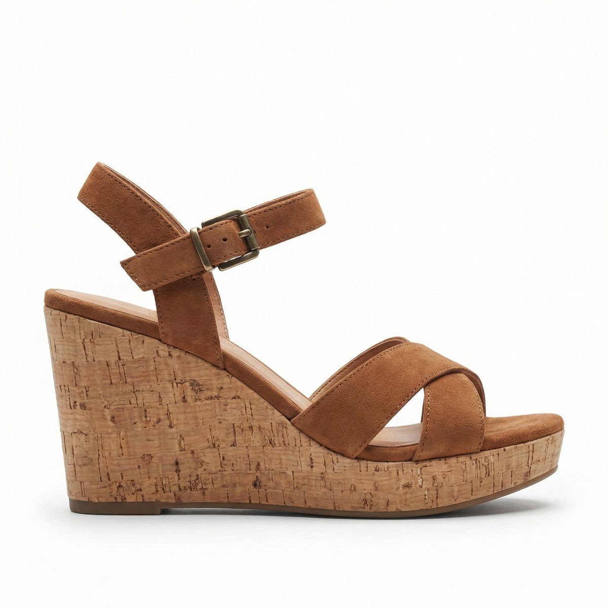 Demi | Women Summer Brown Wedge Sandal