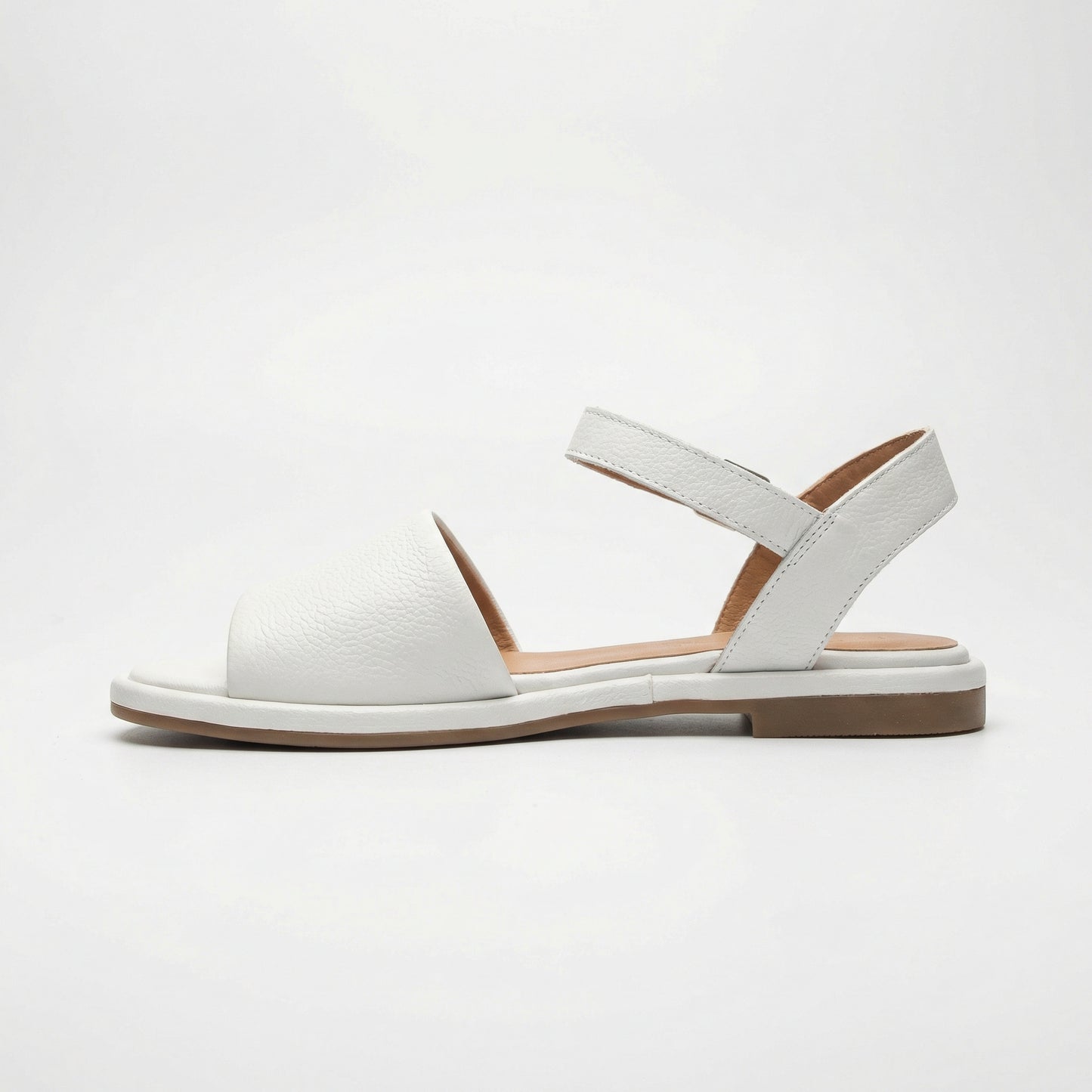 Bianca | Women Summer White Flat Open Toe Sandal